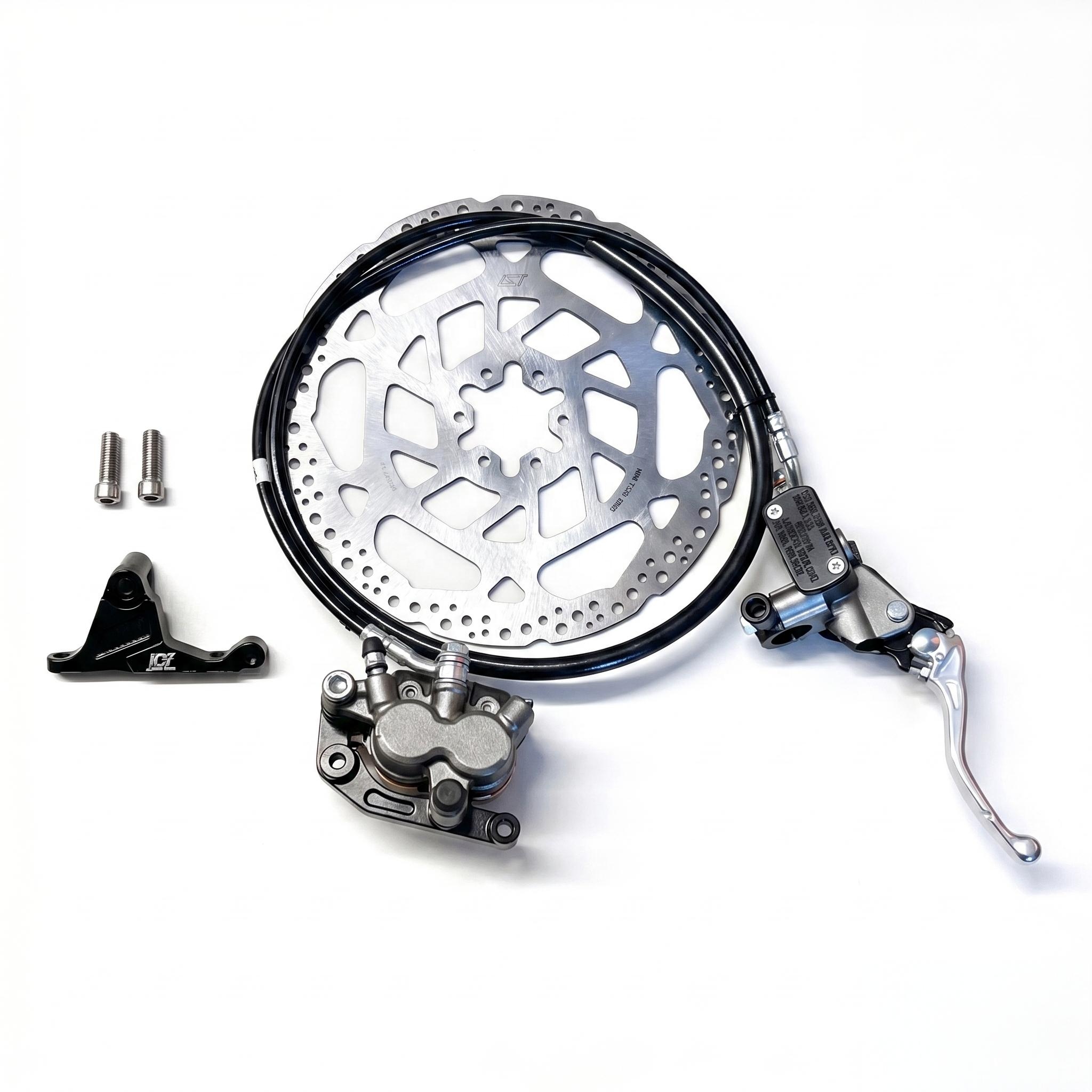 Brake Rotor - Verstärkte hydraulische Vorderbremsanlage, Hochleistungs-Bremssattel- und Bremsscheiben-Set