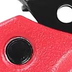 Front Rear Brake Caliper Bracket Kit - Elektroroller-Scheibenbremssattel, rot – für MAX G3,