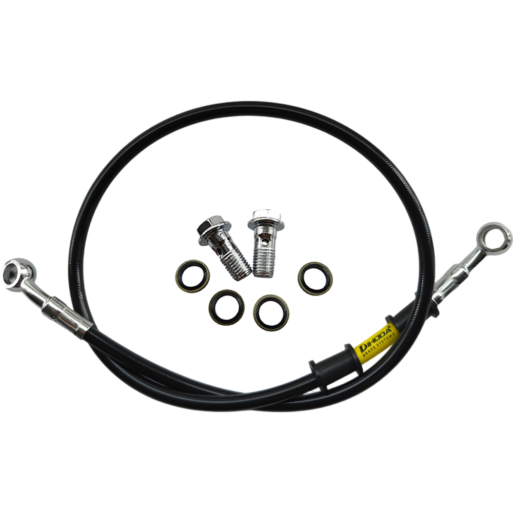 28 ° -28 °   Schwarze geflocht – Motorcycle Brake Cable Bewertung und Preis