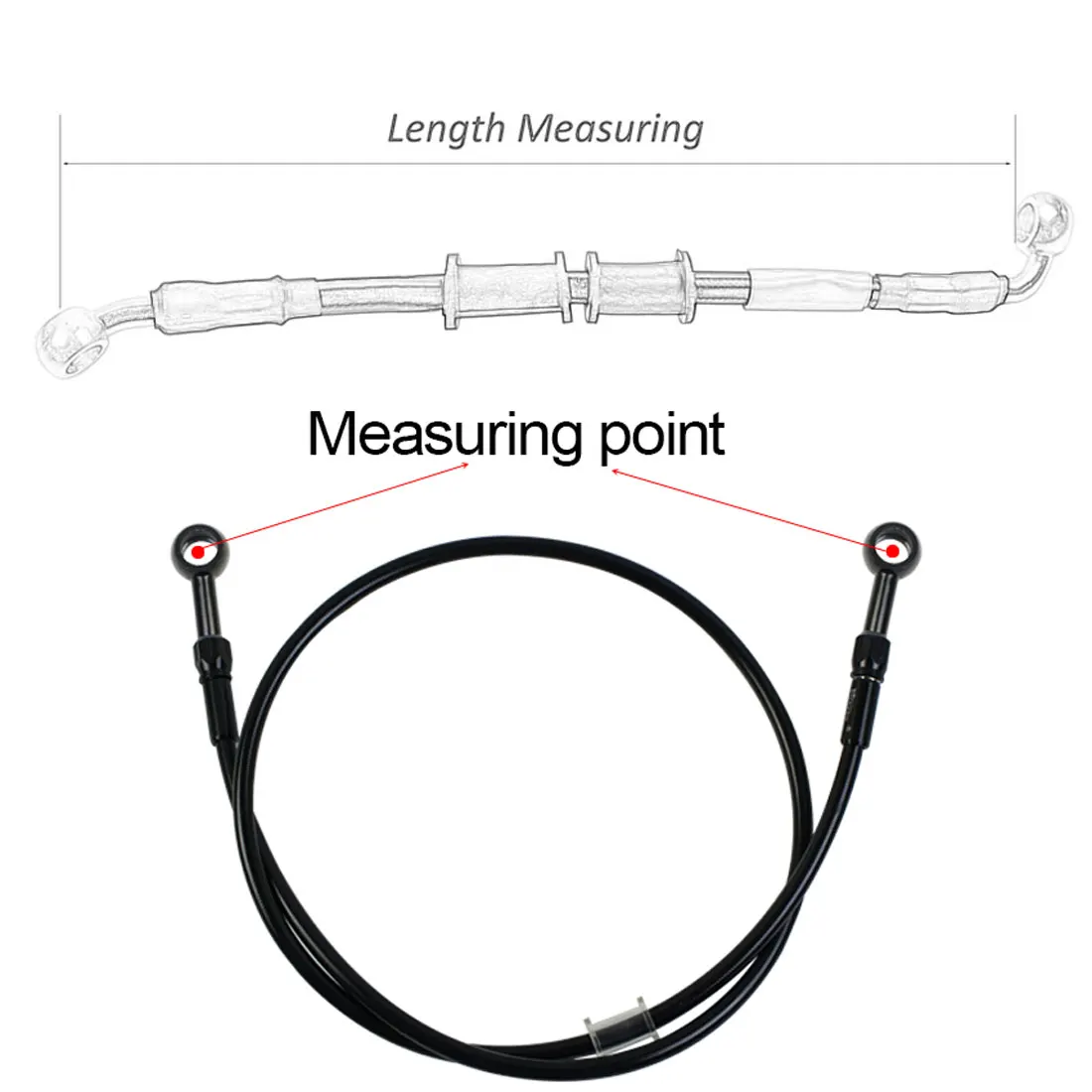AN3 Geflochtener Bremsschlauch – Motorcycle Brake Cable Bewertung und Preis