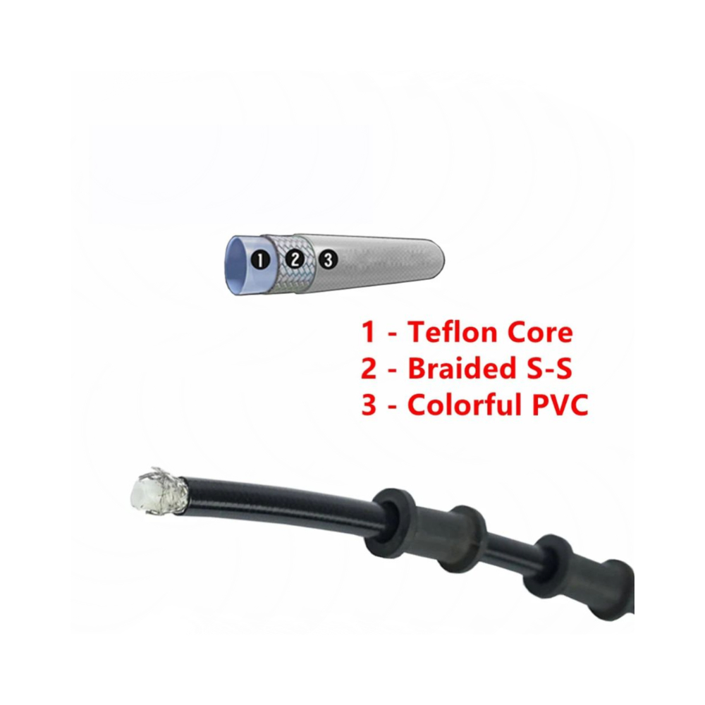 28 ° -28 °   Schwarzer gefloch – Motorcycle Brake Cable Bewertung und Preis